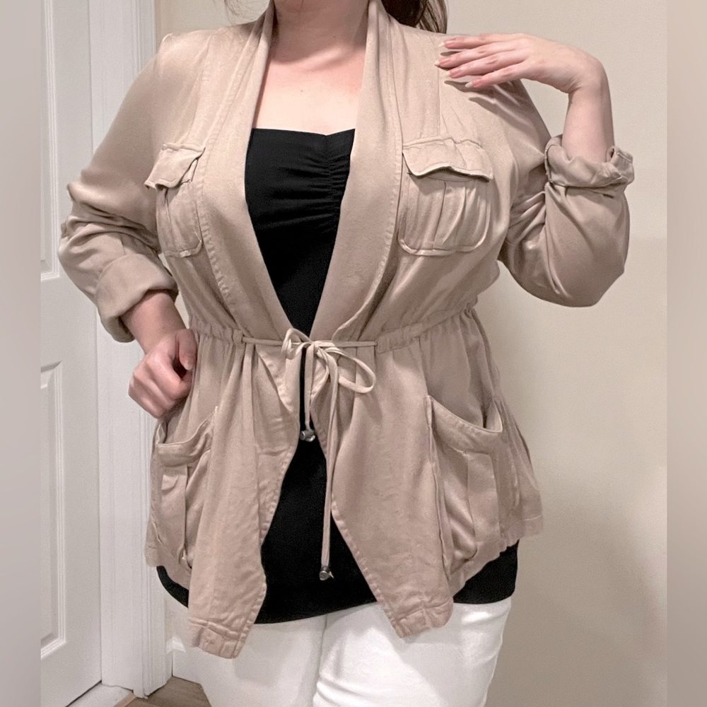 Torrid Beige Anorak Jacket